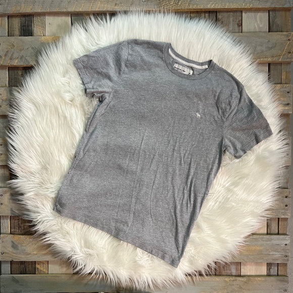 Bundled [A&F] Essential NWT Abercrombie Navy Gray Tee T-Shirts | XS Small Medium - Picture 4 of 15